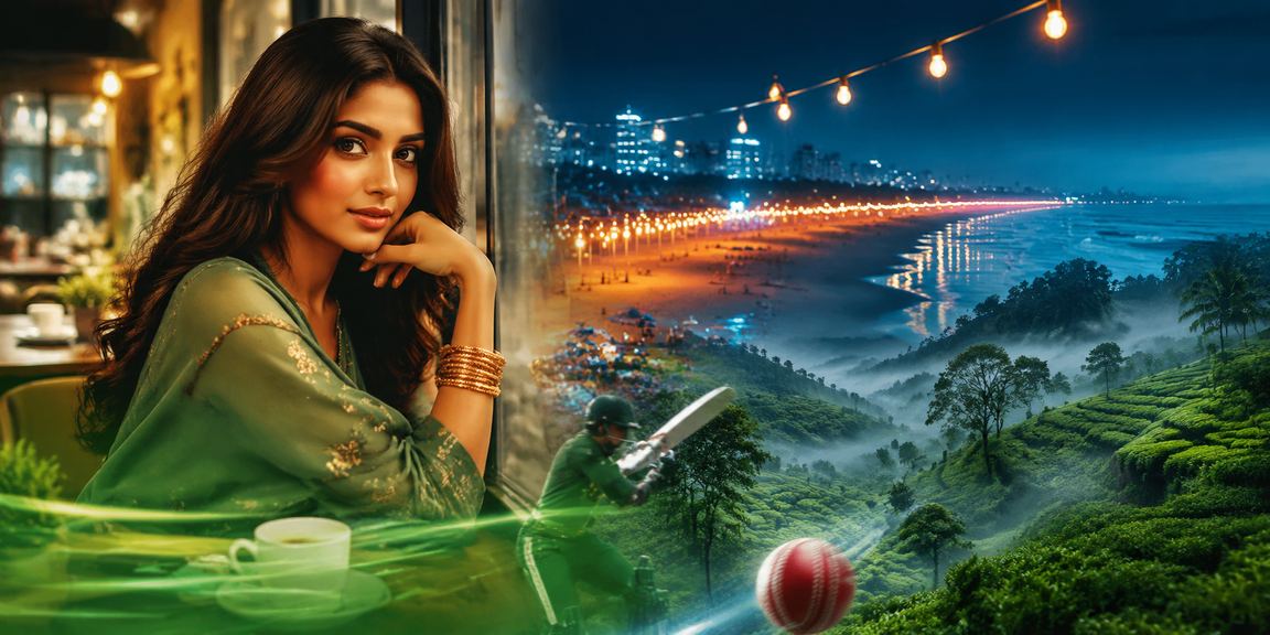 কক্সবাজারের চা বাগানে বসে ক্রিকেট বেটিং উপভোগ করছেন একজন ব্যক্তি