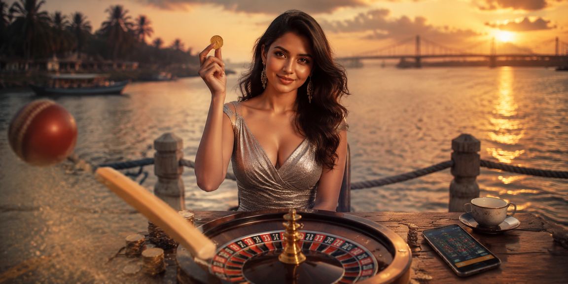 খুলনার সমুদ্র সৈকতে ক্রিকেট বেটিং প্রোমোশন উপভোগ করছেন একজন খেলোয়াড়